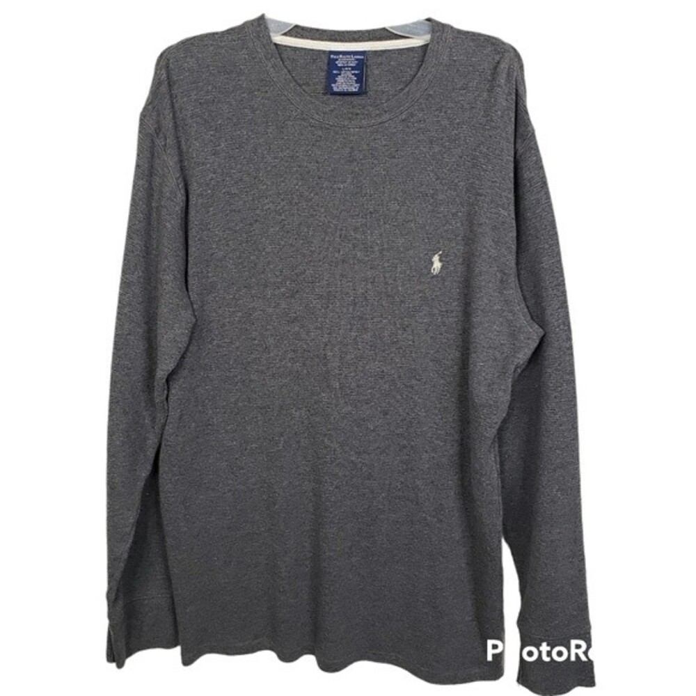 Polo Ralph Lauren Mens Sleepwear Long Sleeve Thermal Shirt Size Large
